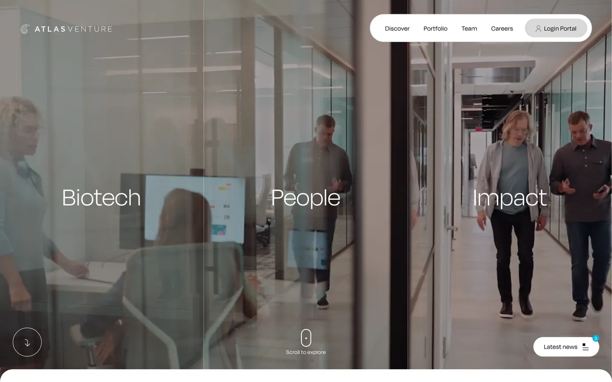 15. Atlas Venture homepage