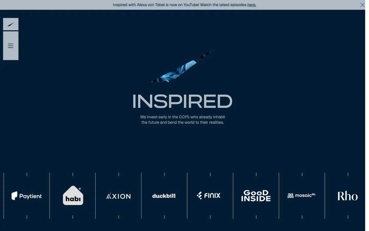12. Inspired Capital homepage