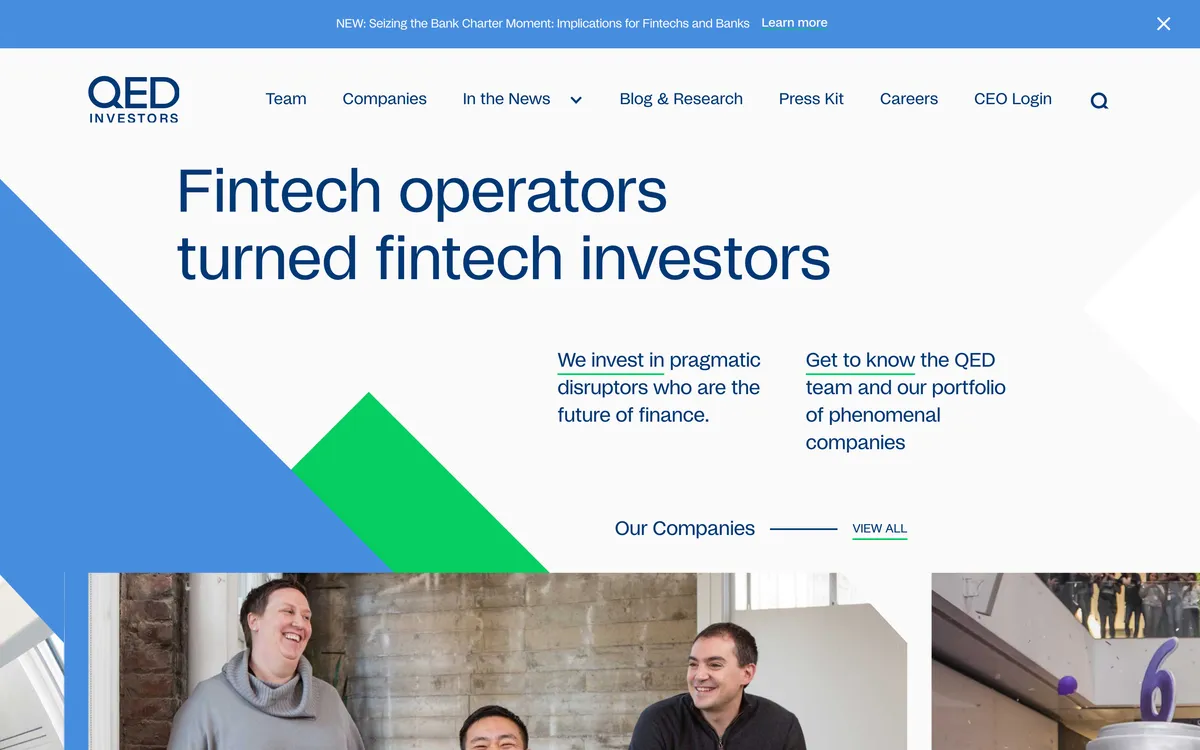 17. QED Investors homepage