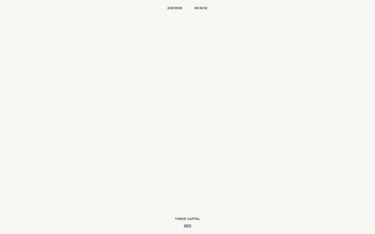 3. Thrive Capital homepage